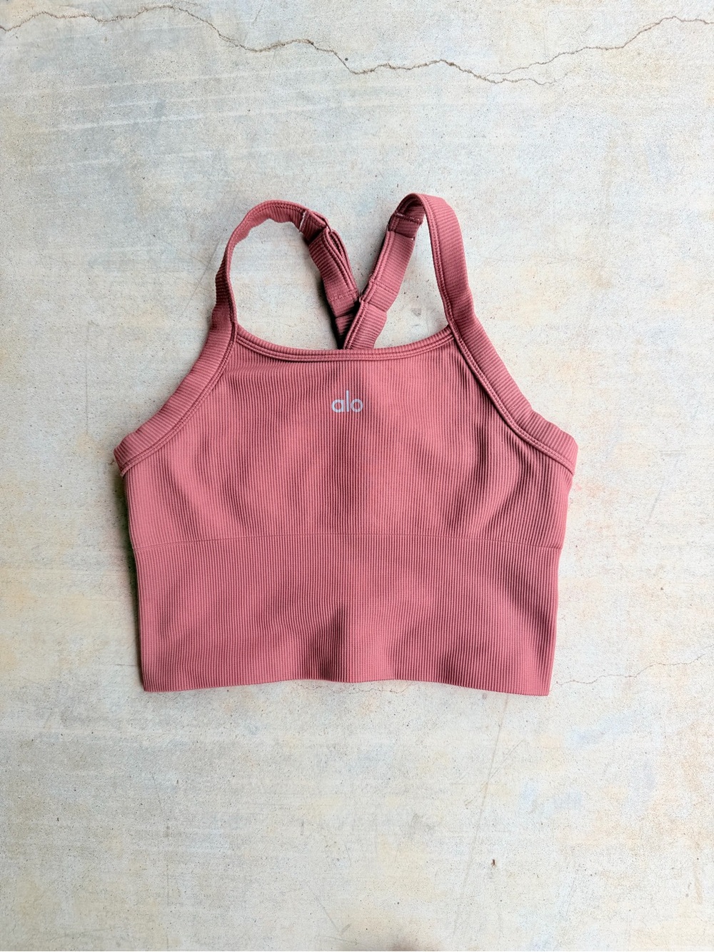 Alo Small Ribbed Bra - Picture 2 of 4